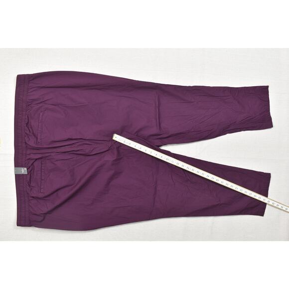 NEW Torrid 4TIE Poplin Pant Plus Size 5X Purple Pull On Drawstring NEW NWT - Picture 4 of 8